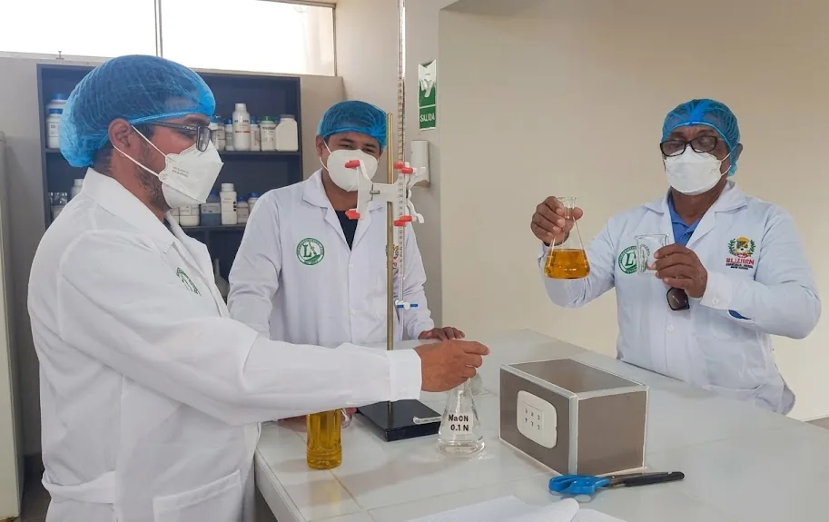 Titulación de acidez de aceite de oliva